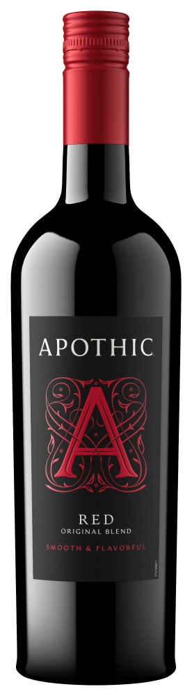 Apothic Red Blend secondary label or package image from the retailer feed