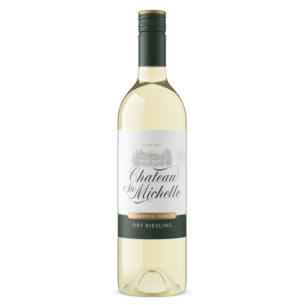 Chateau Ste. Michelle Dry Riesling secondary label or package image from the retailer feed