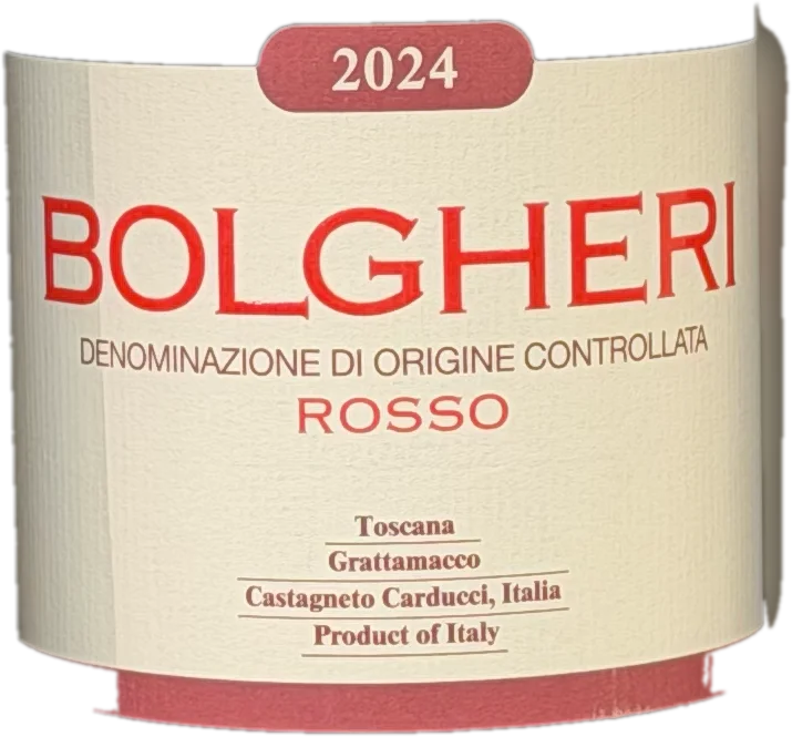 Grattamacco Bolgheri Rosso 2024 bottle
