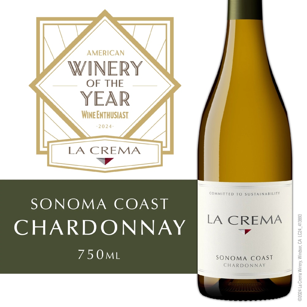 La Crema Sonoma Coast Chardonnay manufacturer-supplied artwork