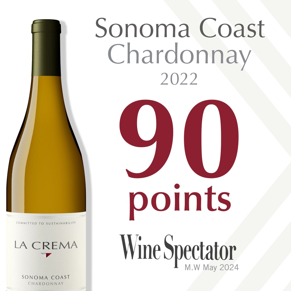 La Crema Sonoma Coast Chardonnay secondary label or package image from the retailer feed