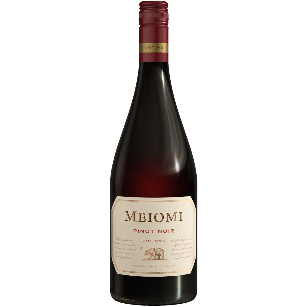 Meiomi California Pinot Noir secondary label or package image from the retailer feed