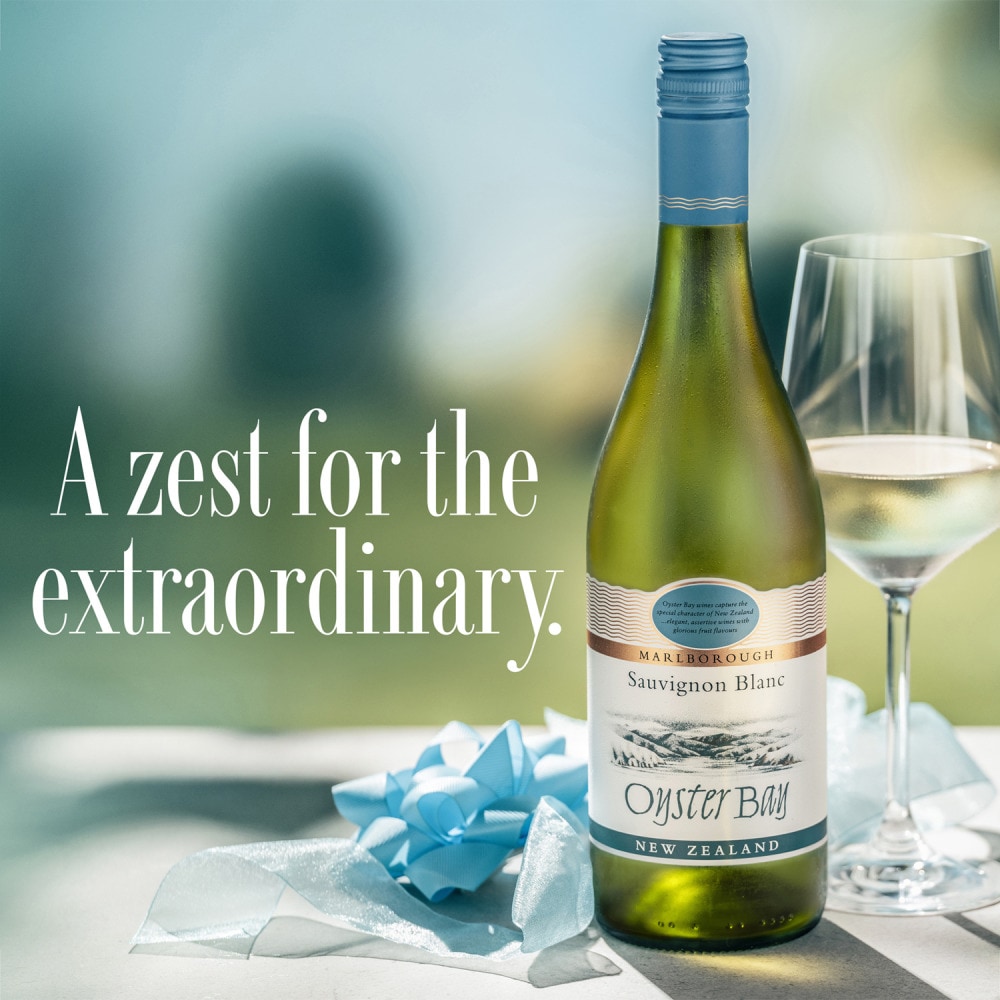 Oyster Bay Sauvignon Blanc secondary label or package image from the retailer feed
