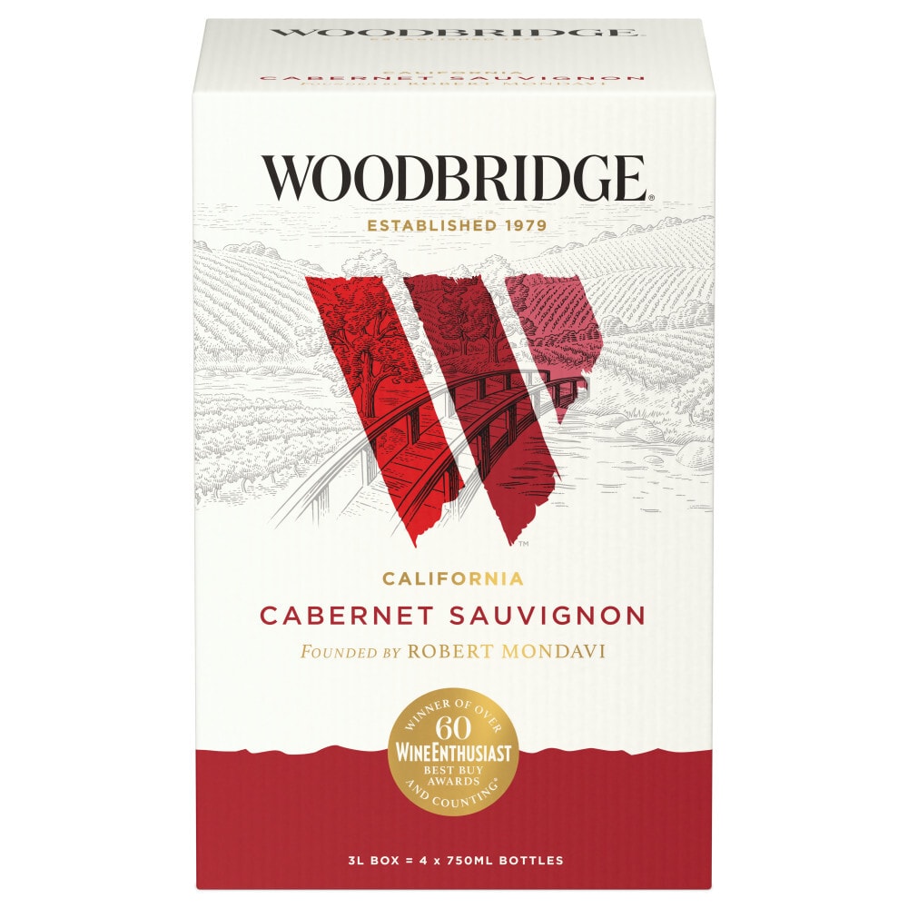 Woodbridge by Robert Mondavi Cabernet Sauvignon Box secondary label or package image from the retailer feed